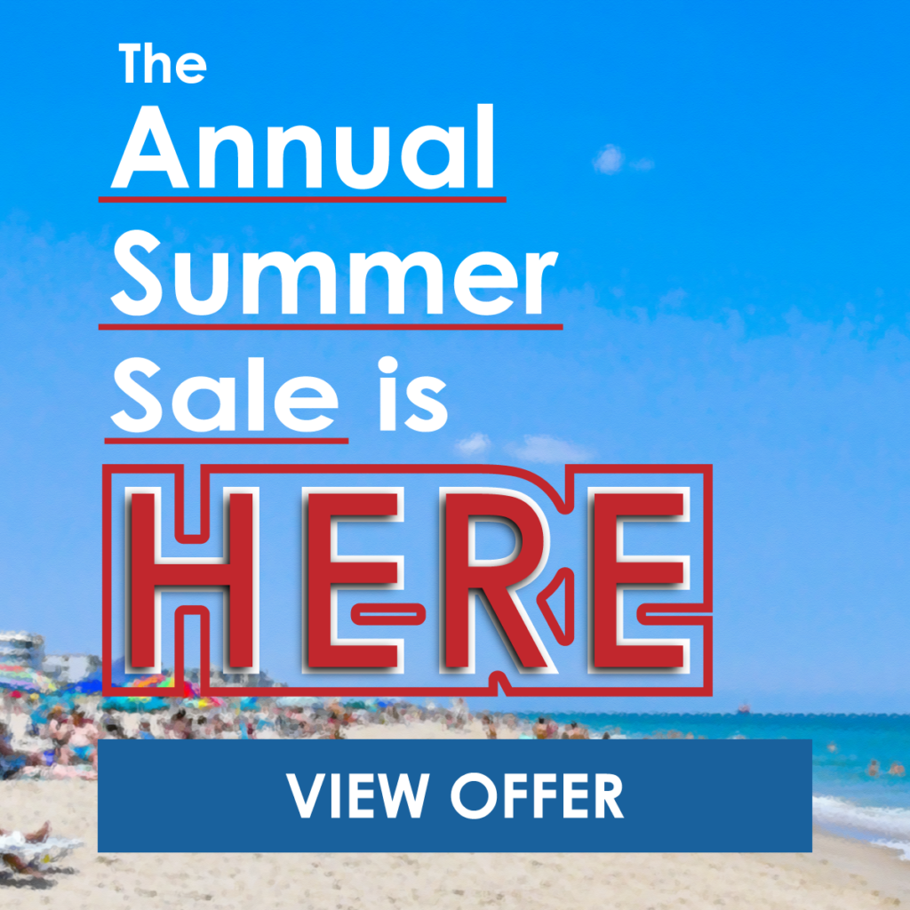 The Annual Summer Sale is Here!