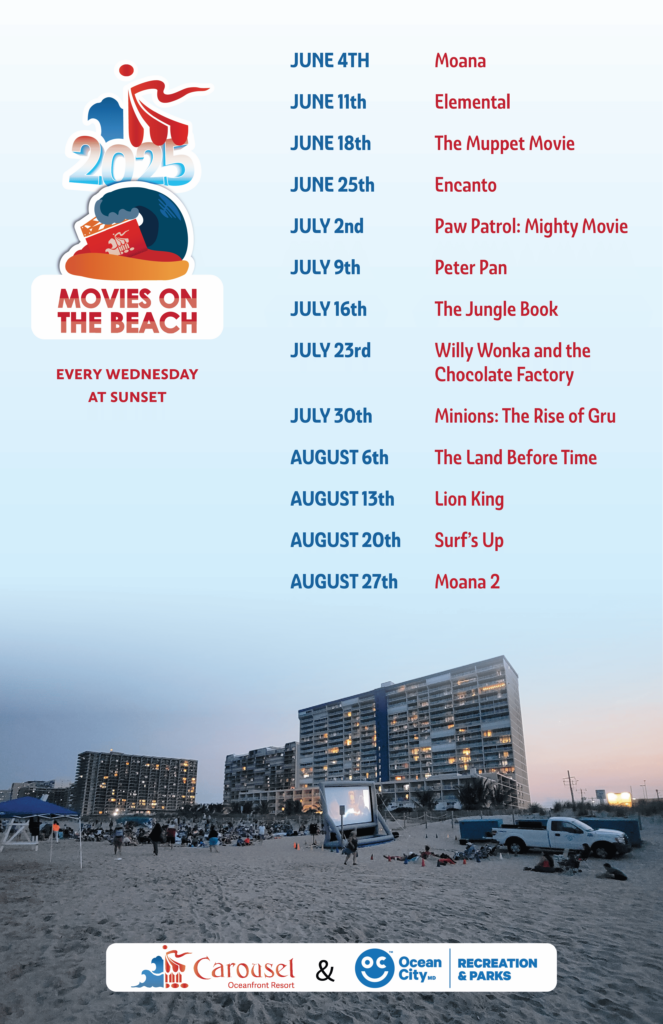 movies on the beach 2025 event calendar